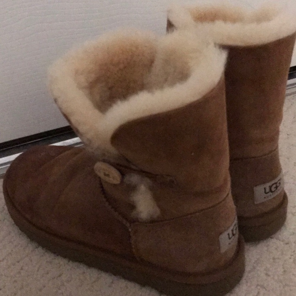 Ugg Bailey Button Chestnut Boots - image 2